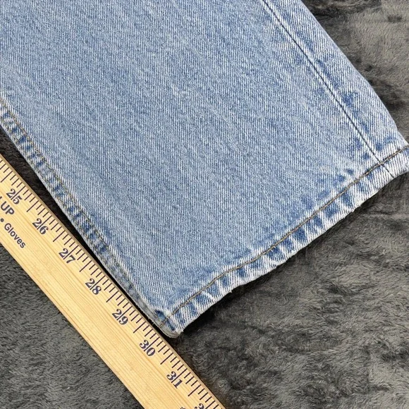 Vintage Levis 501 Made in USA Light Wash Straight Leg Jeans W31 L32 1994 - Picture 8 of 12